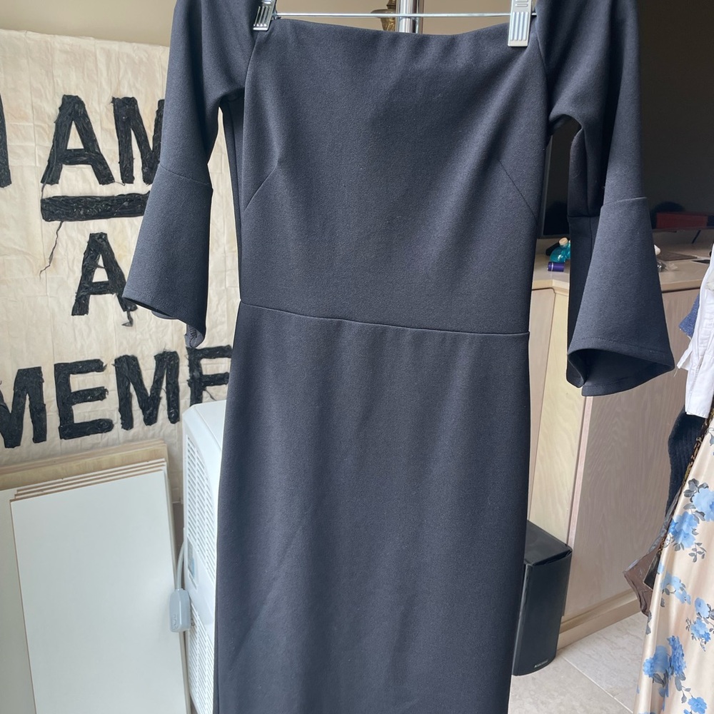 H&M Black Long Sleeve Dress
